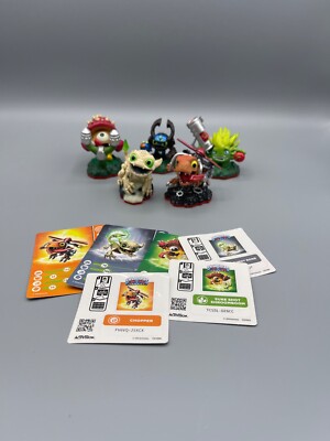   5x Skylanders  Trap Team Figur Chopper Funny bone Giants Shroomboom Sammler