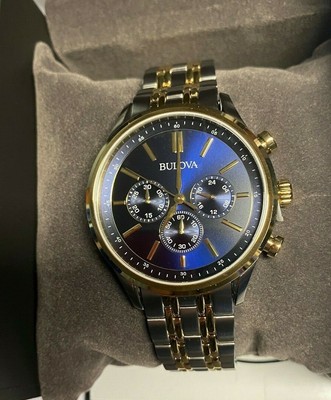 Bulova Chronograph Men's Blue Dial 42mm 