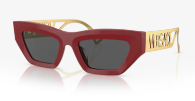 Versace 0VE4432U 538887 Red Dark grey Square Women