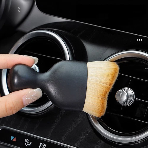 Car Interior Cleaning Soft Brush Instrument Panel Crevice Dust Removal Tool X2