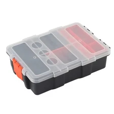 Topyond Tool Box Organizer Heavy Duty Two Layer Screw Tool Organizer Plastic ...