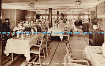 R477176 P and O Canton Tourist Dining Saloon Colling Turner Fotos