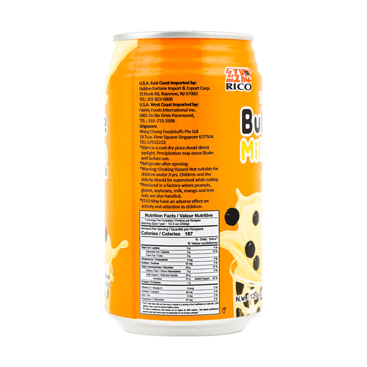 Bubble Tea in a Can: Classic Taiwanese Beverage in a Soda Can