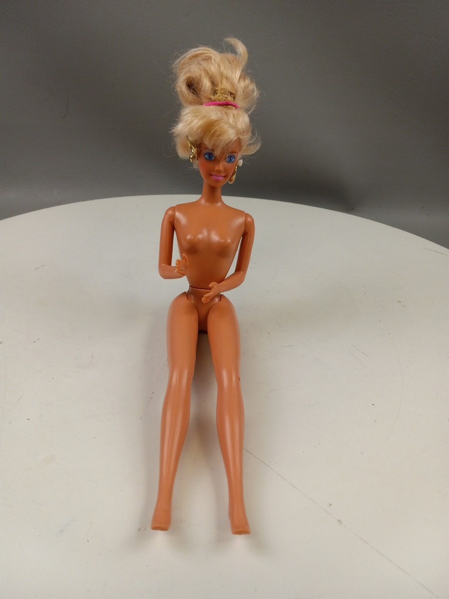 ヴィンテージBarbie Vintage 1966 Mattel Barbie Doll Body Twist N Turn With 1991 Head
