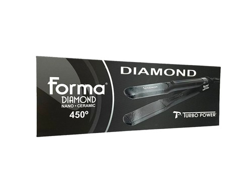 New Turbo Power Forma Diamond Flat NanoCeramic 1" Salon Hair Iron | TP506 - Picture 3 of 3