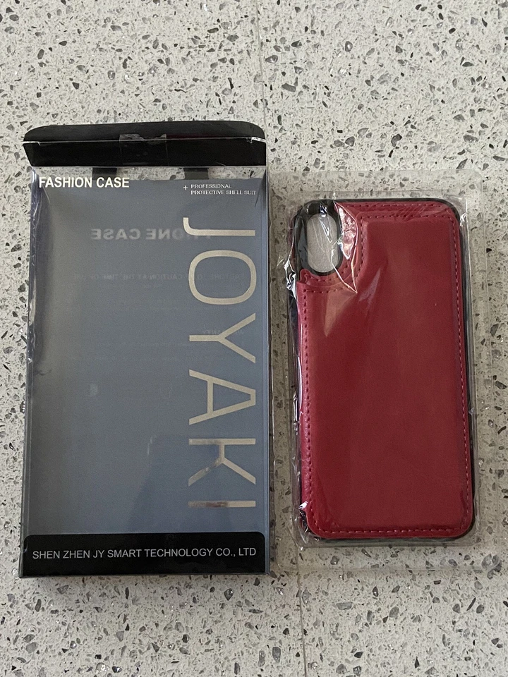 joyaki iphone x 5.8 Inch Wallet case Deep Pink Color New In Box - Image 2 of 2