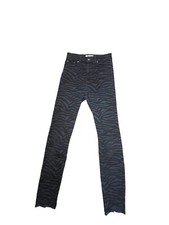 ZARA Womans Jeans US 2 Animal Print Premium Denim
