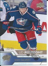 2016-17 UD Series 2 MATT CALVERT #308 UD Midnight 22/25 Spring Expo 2017