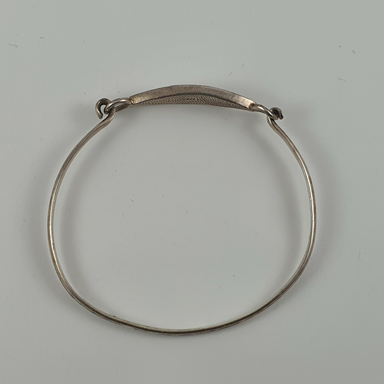 Photo 5 of Sterling Silver 925 Bangle Mother Of Pearl 7.8G ~ B68