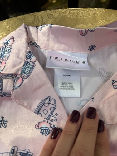 Girls Silk Size 6 / 6x Friends Button Up 2 Piece Lot NWT Cozy Casuals - Picture 6 of 8