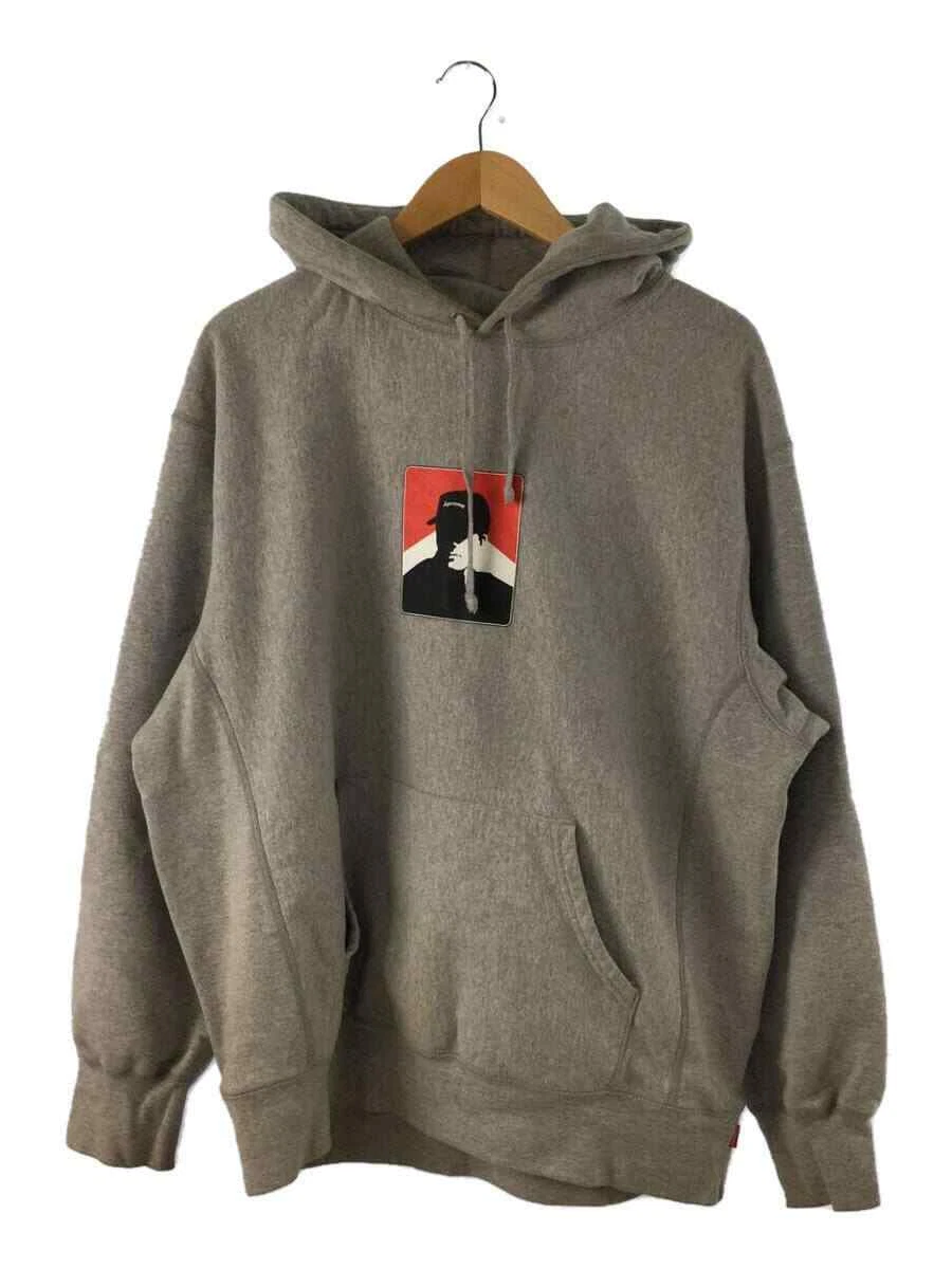 Supreme Sweat à capuche gris coton L d'occasion