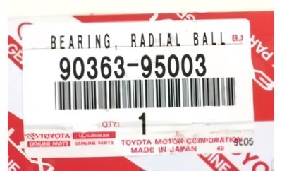 TOYOTA CAMRY ACV35 ACV45 01-10 Genuine Radial Ball Bearing 90363