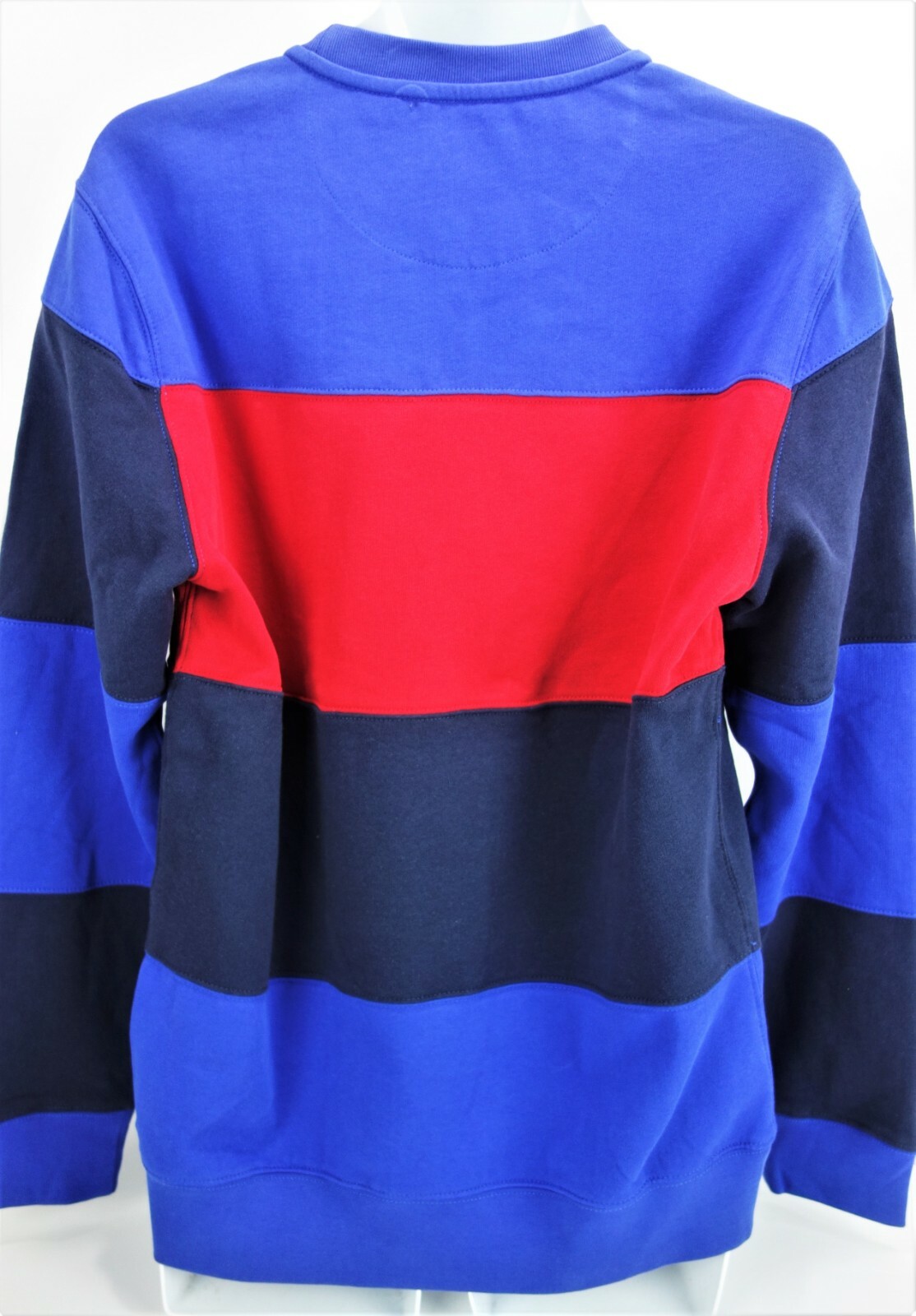 Large Chaps RL Pullover Striped Sweatshirt Heritage Collection Embroidered Logo image 10