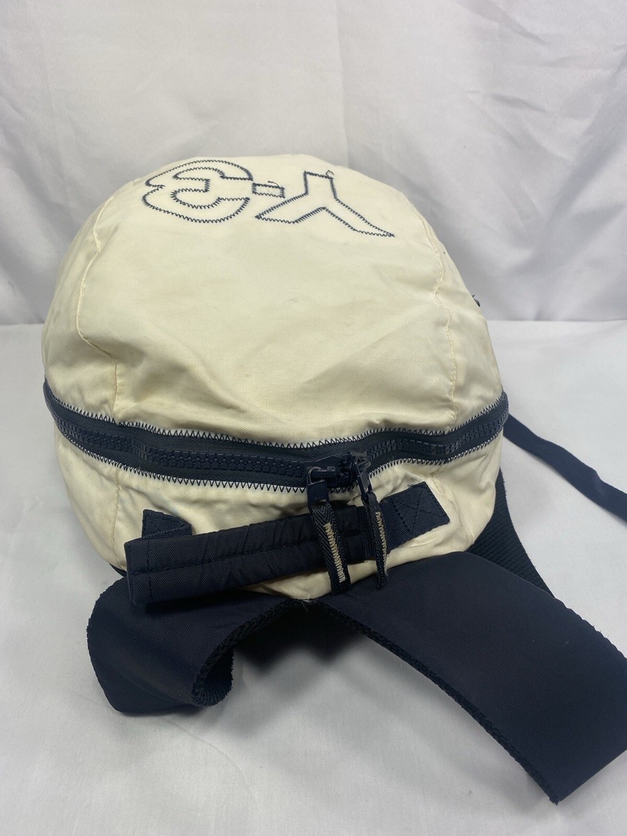 VTG Y-3 Yohji Yamamoto Backpack White Black Zip Closure Laptop Compartment Nylon VTG Y-3 Yohji Yamamoto Backpack White Black Zip Closure  main image 4