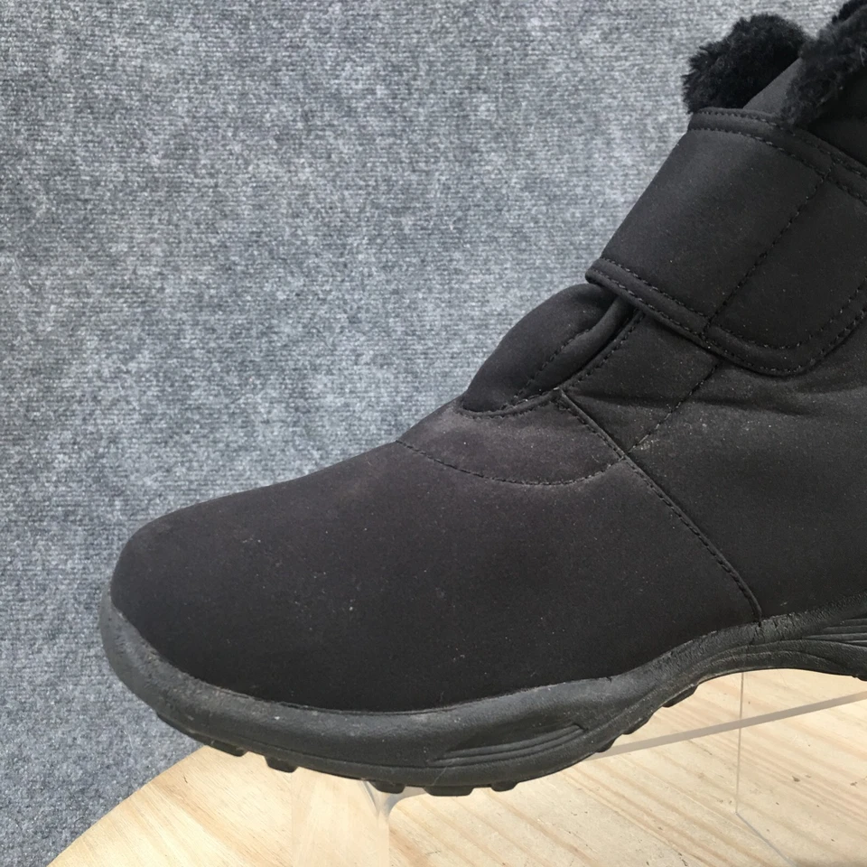 Botas de nieve Propet para mujer 11 M Madi correa al tobillo negras gancho y bucle cómodo W4416 Foto 4 de 4