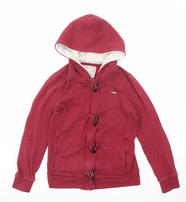 Element Damen Jacke rot Baumwollmischung Größe M