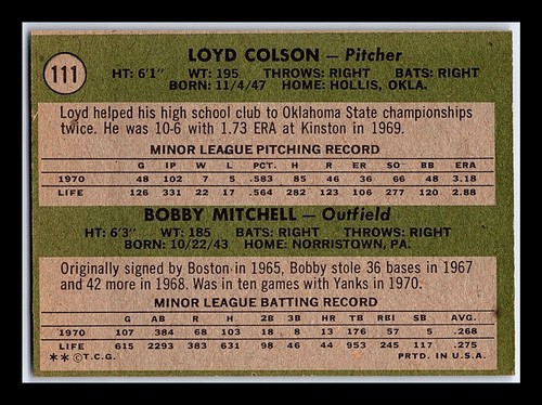 1971 Topps Baseball Cards 1-263 - You Pick - aaalvins - Picture 71 of 193