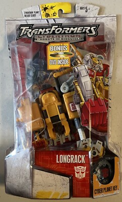 Transformers Cybertron Longrack  Robots In Disguise Deluxe New Sealed