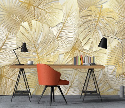 3D Leaf Texture 7912 Wallpaper Mural Wall Print Wall Wallpaper Murals US Coco
