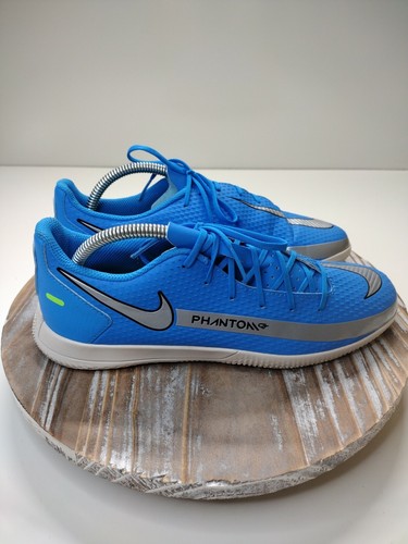 NIKE PHANTOM GT ACADEMY TF TURF 'PHOTO BLUE METALLIC SILVER' BLUE Men's Size 6