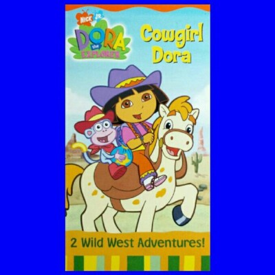 WATCH   DORA THE EXPLORER   Cowgirl Dora   Nick Jr Wild West 2003 VHS Spanish