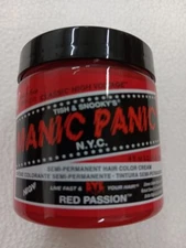Manic Panic Hair Dye Semi-Permanent Hair Color 4oz (Red Passion) FREE SHIPPING