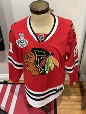 100% Authentic Marian Hossa Blackhawks Mitchell & Ness Power Play Jersey Mens M