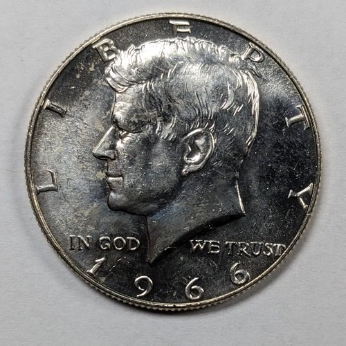 1966 Kennedy Silver Half Dollar Unc