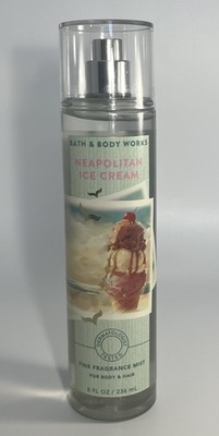 Bath & Body Works NEAPOLITAN ICE CREAM Fine Fragrance Mist 8oz NEW