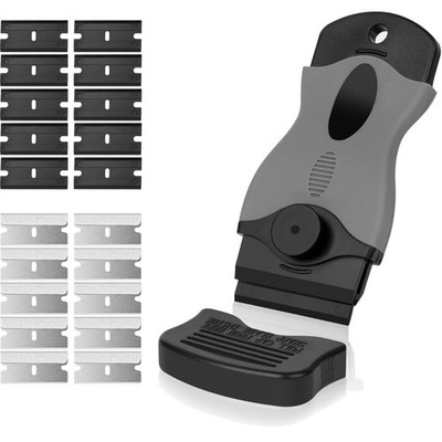 Scraper, field scraper with 20 stainless steel and plastic blades, scraper ki...