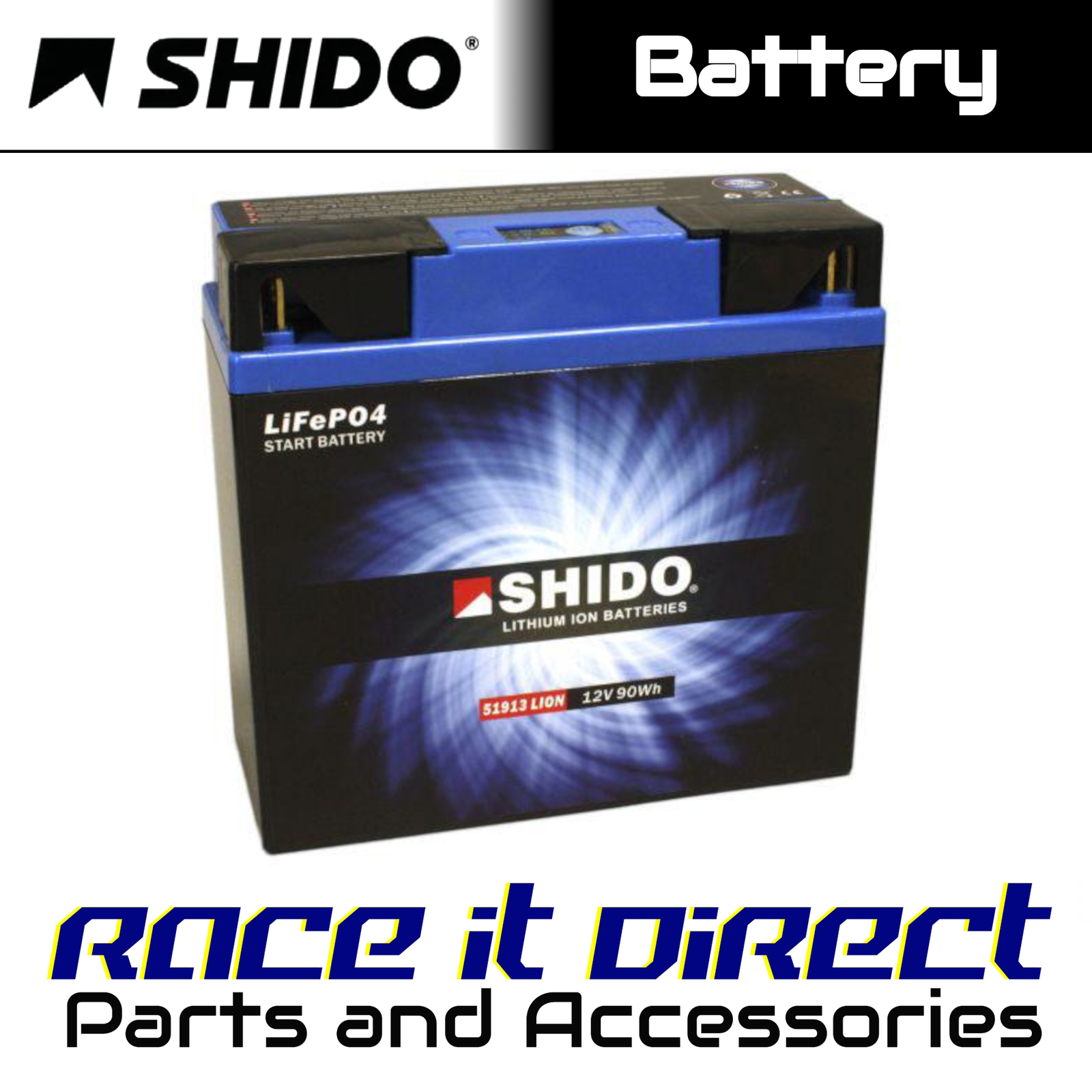 Battery for BMW K 1600 GTL 2011-2020 SHIDO