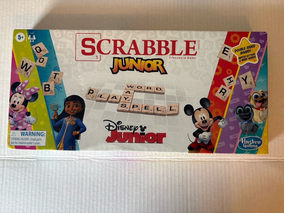 Scrabble Junior Disney Junior 2020 Edition Board Game Crossword Hasbro  Sealed | eBay
