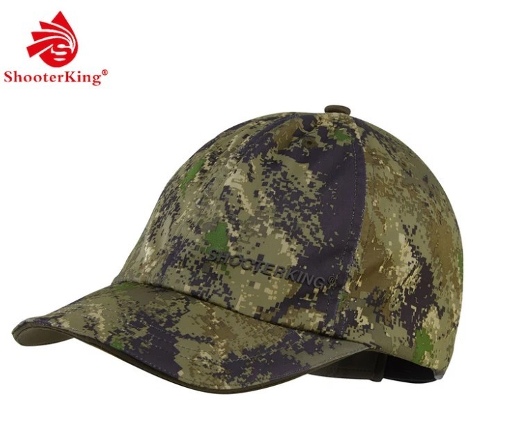 ShooterKing Huntflex Silent Baseball Hat Cap Forest Mist Camo Hunt Fish Shoot