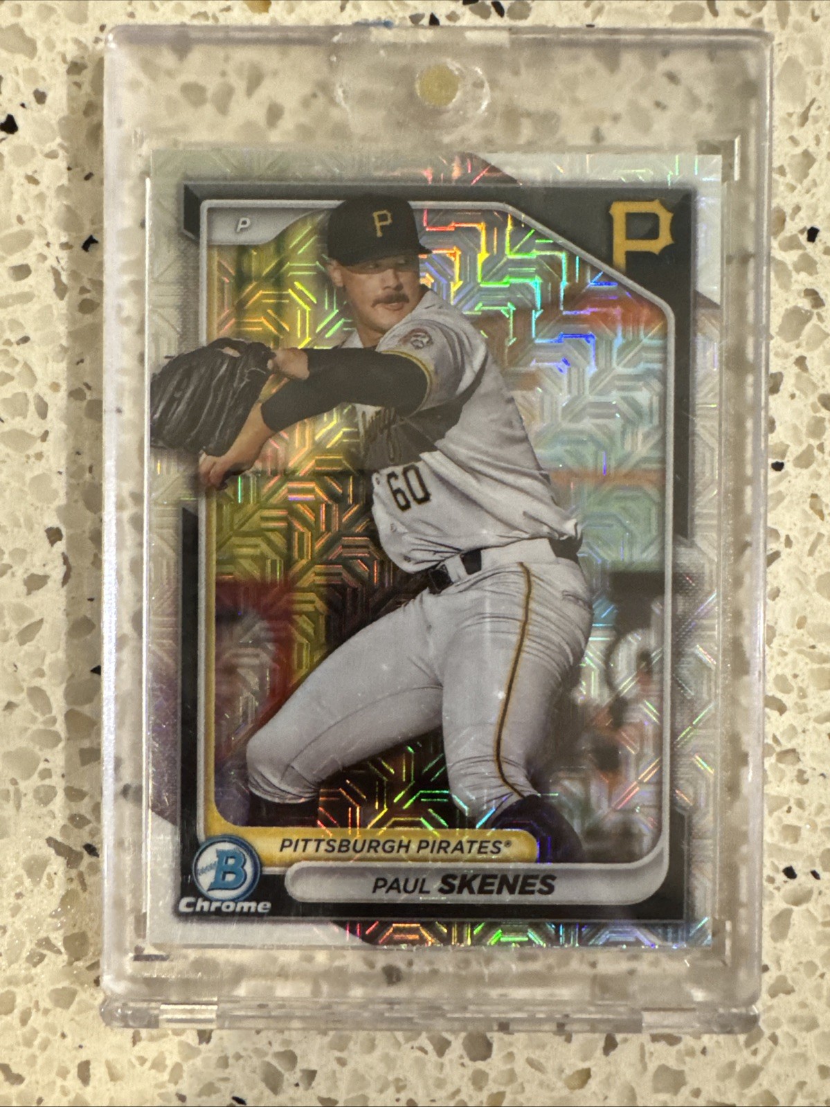2024 Bowman - Chrome Prospects Paul Skenes #BCP-125 Mojo Refractor (RC)