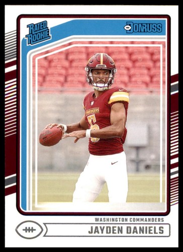 Jayden Daniels 2024 Donruss Washington Commanders #389 Rated Rookie