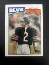 1987 TOPPS RC #45 DOUG FLUTIE BEARS NM FOOTBALL NFL ROOKIE CARD!. rookie card picture