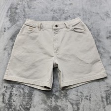 Vintage Wrangler Shorts Womens 12 Gray High Rise Bermuda Jorts Mom Casual 90s