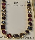 Bomb Party Holiday Jewel Candy Necklace Glimmer On The Rocks Moonlit Merlot