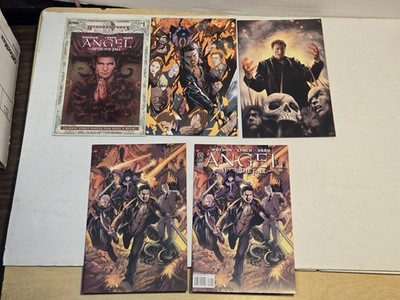 Angel after the fall 5 issue comic lot With Variants