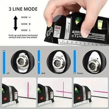 Level Multipurpose Lazer Leveling Wall Spirit Level Line Tool- Free Shipping USA