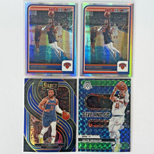 Numbered  NY Knicks Lot Brunson, Randle/199 (2) Prizm Silver Select Mosaic