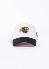 Chicago Bears X Blackhawks Parody Reference Snapback Hat Cream/Black