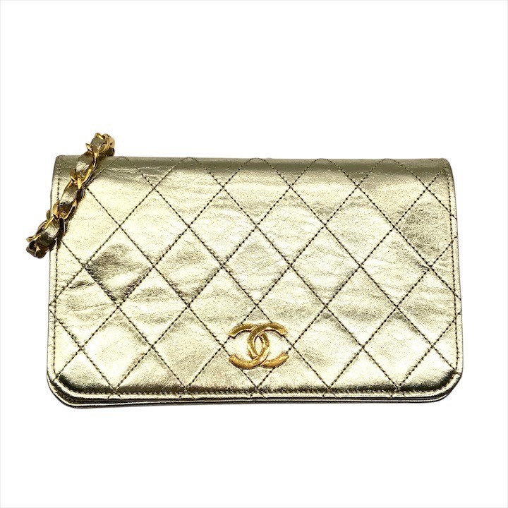 CHANEL Coco Mark Mini Matelass Push Lock Chain Shoulder Bag in Excellent Condition