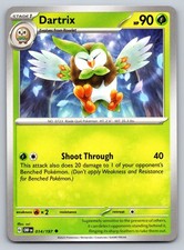Dartrix 014/197 Obsidian Flames Pokemon Card - NM