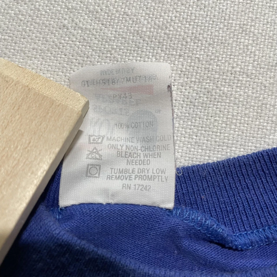 Винтажный американский баскетбольный комбинезон для ребенка ясельного возраста 24 месяца Blue Dream Team Jordan Bird 90-е - Изображение 4 из 4