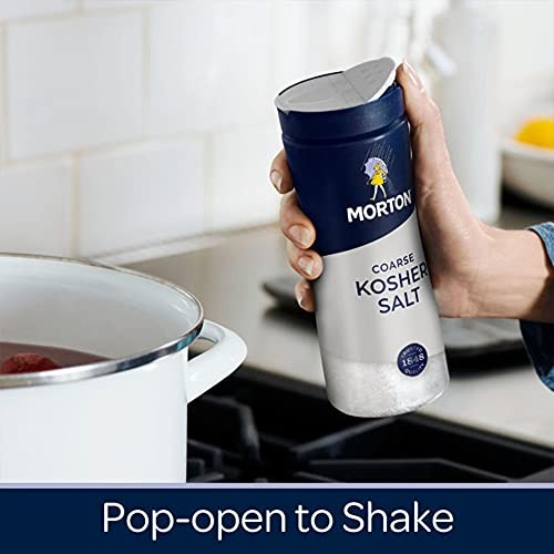 Morton Coarse Kosher Salt 16 Ounce Pack of 6 Perfect for Flavor Enhancement