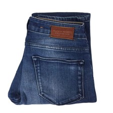 Maison Scotch Womens CINq-P Straight Blue Denim Jeans Size 27 Good Worn JCG6