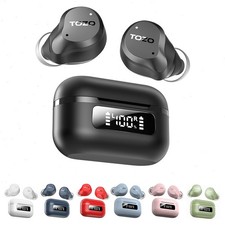 TOZO 6 Mic Hybrid Active Noise Cancelling Wireless Earbuds Deep Bass In-Ear