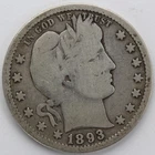 VG 1893  Barber Quarter