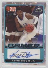 2021 Leaf Pro Set Power Base Platinum Spectrum Foil /99 Keion Brooks Jr Auto 1b8